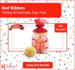 Red Ribbon Cheesy Ensaimada (8-pc Pack)